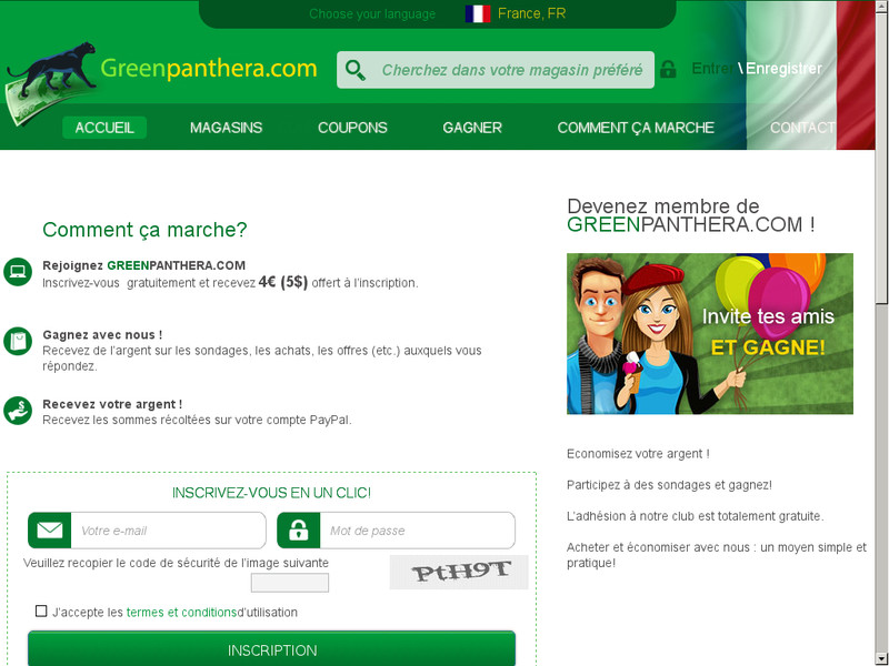 Site web Greenpanthera