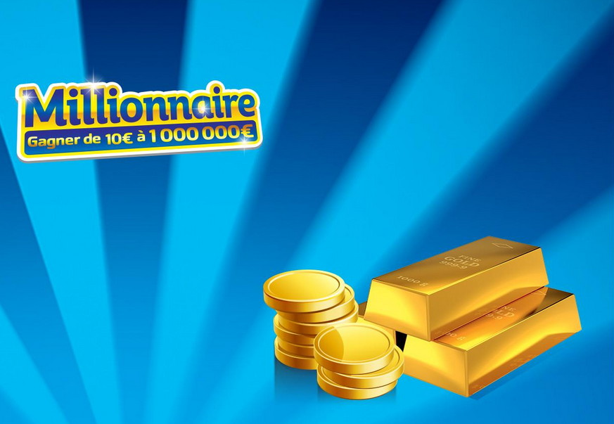 Le jeu à gratter Millionnaire (gamme illiko de FDJ)