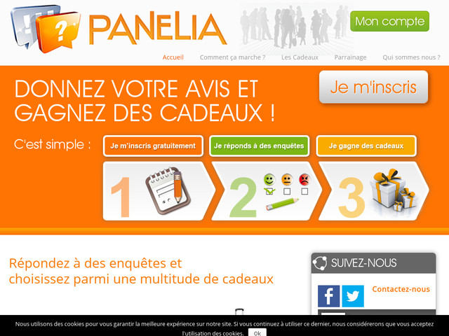 Site web Panelia