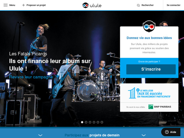 Site web Ulule