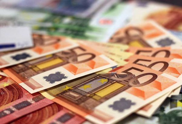 Des billets de différentes valeurs en euros