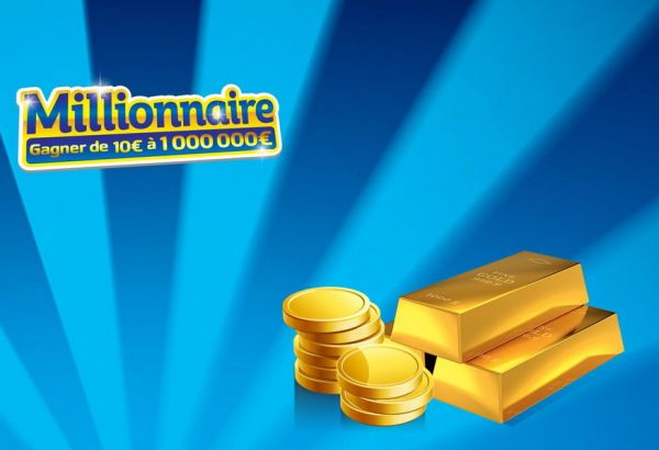 Le jeu à gratter Millionnaire (gamme illiko de FDJ)